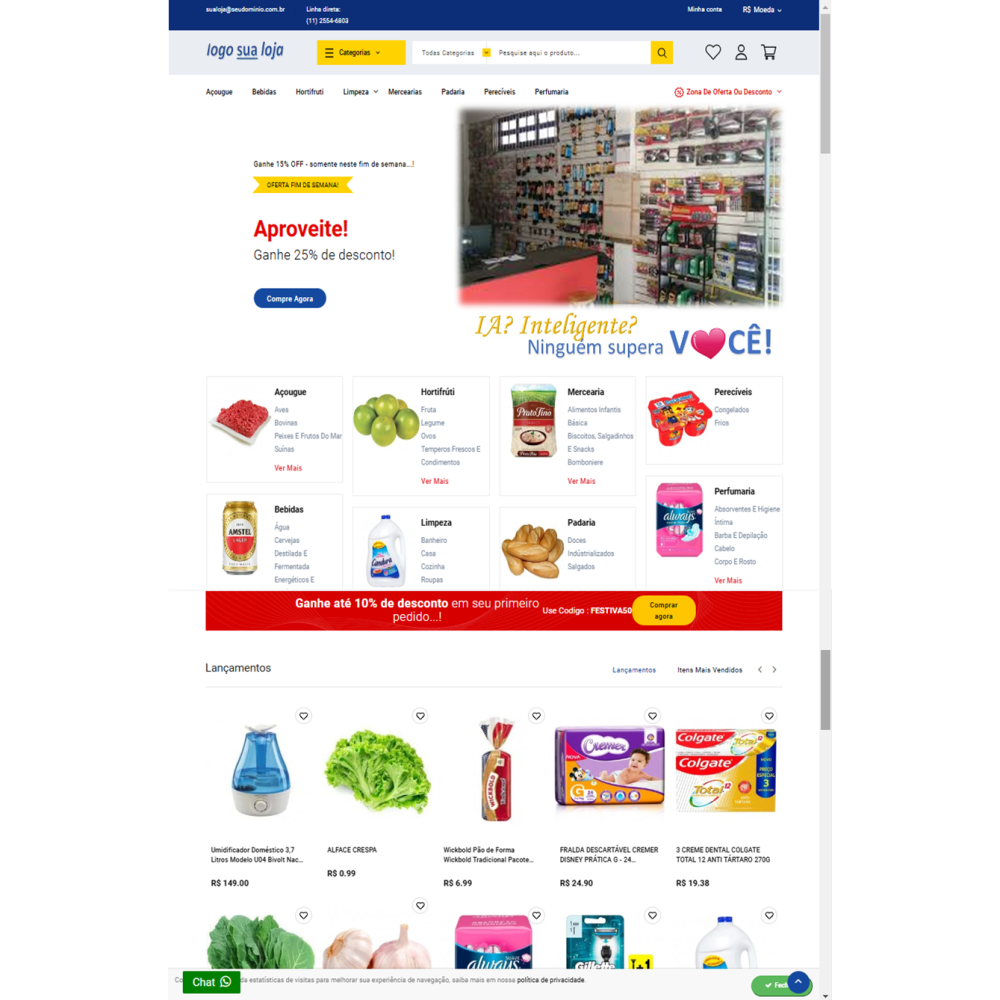 App PWA  - site pronto + app