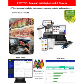 Açougue PDV para rodar diretamente no seu computad..