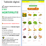 Tabloide Digital para Hortifruti 