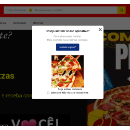 Aplicativo PWA sem Site 3 layouts   para Delivery Pet shop