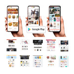 Pet Shop APP Android + Site para Playstore 3 Layouts no celular e 39 Layouts no Site
