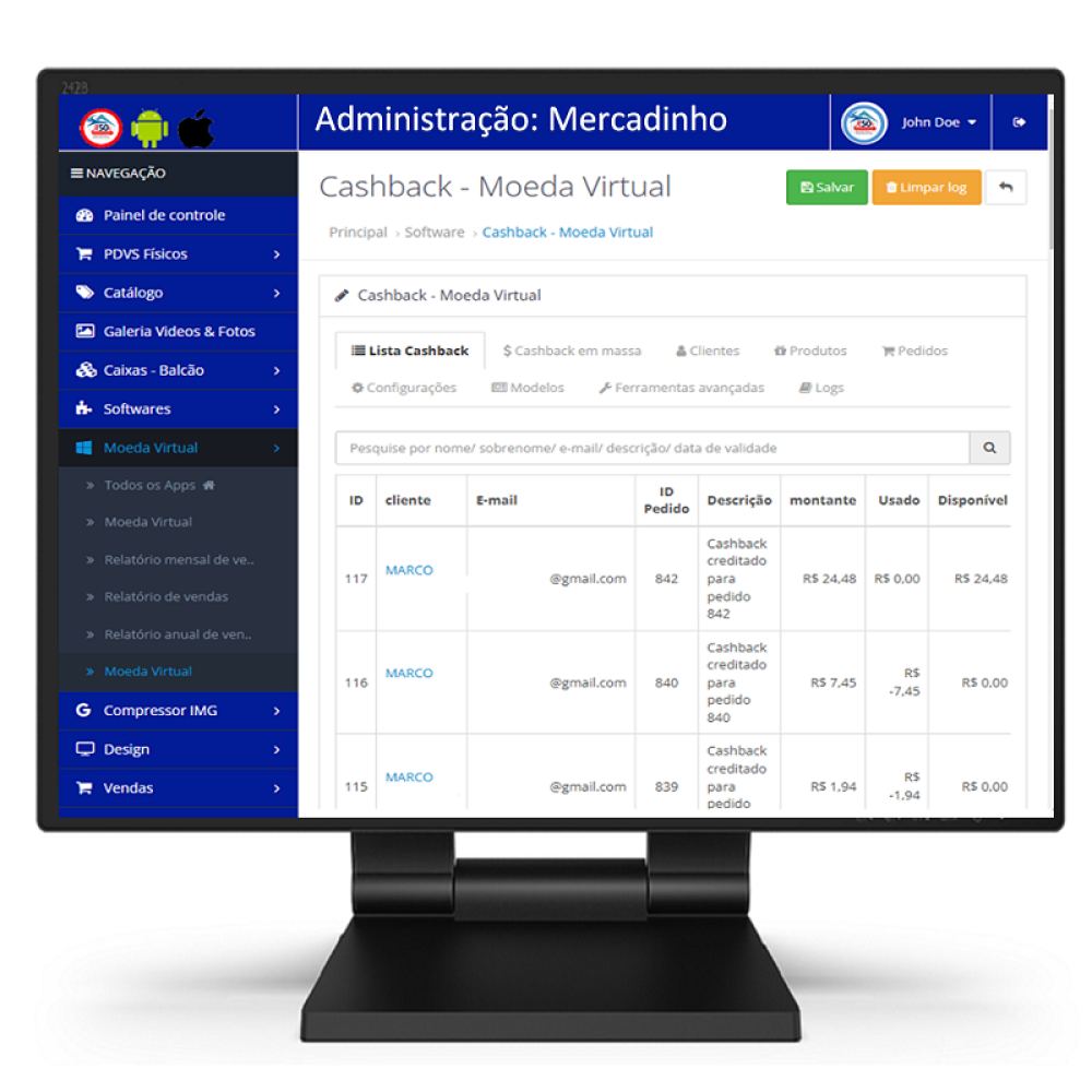 Software Cashback