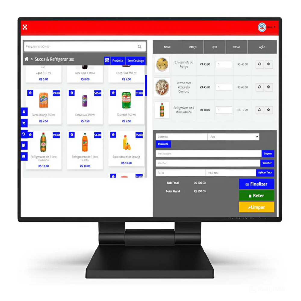 Combo PDV Ponto de Vendas Plus (PDV + Site + App)