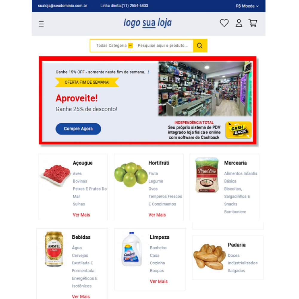 Site Eletrônicos - site pronto