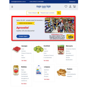 Site Mercadinhos - site pronto