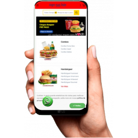 Site Grátis Hamburguerias - pronto para vender