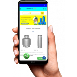 Site Grátis Distribuidora de Gás - pronto para ven..